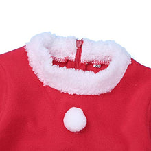 Load image into Gallery viewer, Yeahdor Toddler Girls Christmas Santa Mrs Claus Costume Red Dress with Shawl Hat Xmas Cosplay Party Outfits Red Outfit 24 M
