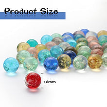Load image into Gallery viewer, Skylety 50 Pieces Marbles Glow in The Dark Handmade Glass Marbles Colorful Glass Marbles for Boys and Girls Marble Games, DIY and Home Decoration, 10 Colors
