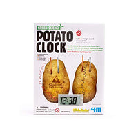 4M Potato Clock DIY Green Science Chemistry Engineering Lab - STEM Toys Educational Gift for Kids & Teens, Girls & Boys
