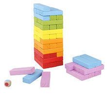Load image into Gallery viewer, Pidoko Kids Wooden Stacking Building Blocks for Kids - Tumbling Blocks Board Games (49 Pieces)
