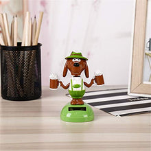Load image into Gallery viewer, Juesi Solar Powered Dancing Toy, Cute Dog Swinging Animated Dancer Toy Car Decoration Bobble Head Toy for Kids (K) (Dog)
