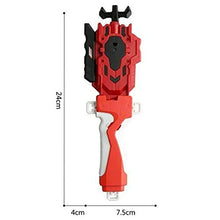 Load image into Gallery viewer, Battling String Launcher and Grip, Gyro Burst Starter String Launcher, Strong Spining Top Toys Accessories Support Left and Right Rotation - Red
