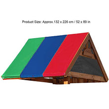Load image into Gallery viewer, Durable Canopy Tent, Lightweight 210D Oxford Cloth Waterproof Dust Proof Outdoor Canopy, Hiking Yard Garden for(Green, Blue and red)
