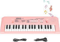 Electronic Piano Keyboard 37 Key Piano for Kids Keyboard Piano with Microphone Learning Musical Toys for 3 4 5 Year Old Boys Girls Birthday Gifts Age 3-5