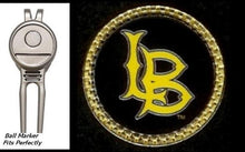 Load image into Gallery viewer, NCAA Golf Ball Marker &amp; Magnetic Divot Tool Cal State Long Beach

