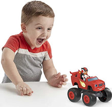 Load image into Gallery viewer, Fisher-Price Blaze and the Monster Machines Blaze &amp; AJ, Large Push-Along Monster Truck with Poseable Figure for Preschool Kids Ages 3 and Up

