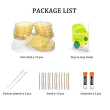 Load image into Gallery viewer, Onnetila Bacteria Science Kit Petri Dishes with Agar Educational STEM Science Fair Project Kit for Kids Age 9 and Above
