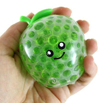 Load image into Gallery viewer, Curious Minds Busy Bags Small Fruit Water Bead Filled Squeeze Stress Balls with Faces - Sensory, Stress, Fidget Toy - Pineapple, Strawberry, Avocado, Watermelon, Apple, Grapes
