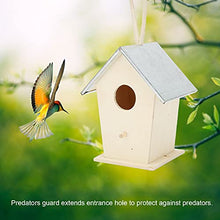 Load image into Gallery viewer, Eulbevoli Birdhouse, Roof Hanging Bird Nesting Cage for Garden Decorative Accessories

