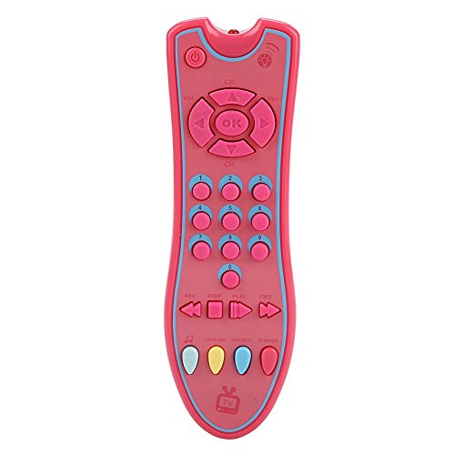 Kids Cell Phone Non-Toxic Baby Phone Baby Musical Toys Baby Cell Phone Toy No Burr Baby Remote Control Toy Baby Phone Toy for Baby(Pink)