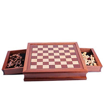 Load image into Gallery viewer, RRH Chess Set for Adults Wooden Magnetic Chess Game Set with Storage Drawers. Portable and Travel Classic Board Strategy Game (Size : 42428cm)
