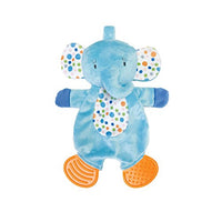 Manhattan Toy Teether Elephant Soft Snuggle Blankie Toy