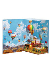 Load image into Gallery viewer, Flever Wooden DIY Dollhouse Kit, 1:100 Scale Miniature with Furniture and Dust Proof Cover, Creative Craft Gift with Look at The World for Lovers and Friends (Hot Air Balloon)
