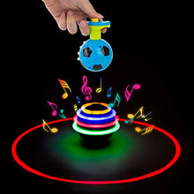 Load image into Gallery viewer, PROLOSO Spinning Top LED Toys Light Up Rotary Desktop Football Gyro 12 Pcs
