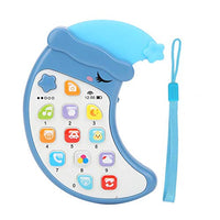 01 Mobile Phone Toy, Interesting Durable Telephone Toy, Safe Children for Kids Gifts Home(Blue)