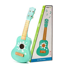 Load image into Gallery viewer, Pidoko Kids Toy Guitar Wooden Ukulele - Mint Blue - Musical Toys for Toddlers Boys and Girls
