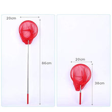 Load image into Gallery viewer, STOBOK 7pcs Kids Telescopic Butterfly Nets Colorful Fishing Nets Insect Catching Tool for Bugs Fish Extendable Anti Slip Handle Net 36x20cm
