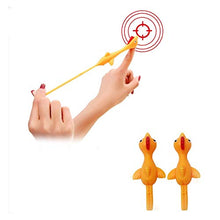 Load image into Gallery viewer, 24 Pieces Sticky Stretchy Flying Rubber Chicken Finger Catapult Slingshot
