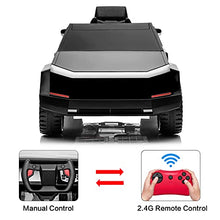 Load image into Gallery viewer, Modern-Depo MX Truck Ride On Car with Remote Control, Cyber Style Pickup Truck 12V Electric Car for Kids to Drive, Black
