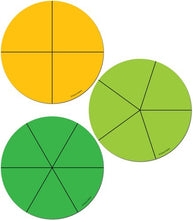 Load image into Gallery viewer, Fraction Circles Curriculum Cut-Outs
