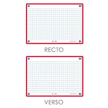 Load image into Gallery viewer, Oxford Flash 2.0 Pack of 80 Bristol Revision Cards A6 (10.5 x 14.8 cm) Small Squares on Both Sides  Red Frame  Flash Cards

