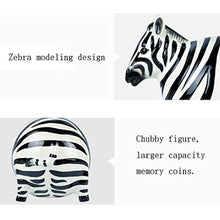 Load image into Gallery viewer, OP Zebra Piggy Bank, Ceramic Crafts Coin Piggy Bank, Gifts for Relatives and Friends, Bedroom, Living Room, Desk Decoration (Size : L)
