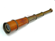 Load image into Gallery viewer, Kelvin &amp; Hughes Stamped Spyglass Telescope-Solid Brass W/Box
