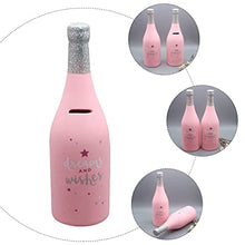 Load image into Gallery viewer, WINOMO Cartoon Kids Piggy Bank with Champagne Bottle Shape Novelty Saving Pot Coin Bank Money Bank Birthday Gift Toy for Kids Children Pink
