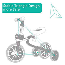 Load image into Gallery viewer, 3 in 1 Kids Tricycles - Baby Balance Bike Riding on Toys for 18 Months - 4 Years Old Boys &amp; Girls, Toddler Tricycle / Baby Bike Toys with Training Wheels &amp; Pedals and Adjustable Seat
