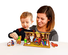 Load image into Gallery viewer, STORYTIME TOYS Away in a Manger Nativity Book and Playset
