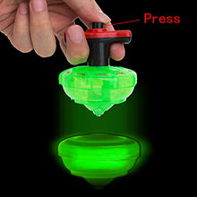 Load image into Gallery viewer, PROLOSO 12 Pack LED Spinning Tops Light Up Spinner Flashing UFO with Gyroscope

