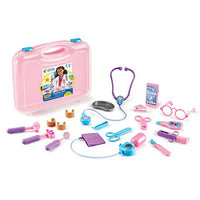 Learning Resources Pretend And Play Doctor Kit, Doctor Kit For Kids, Pink Doctor Costume, 19 Piece S
