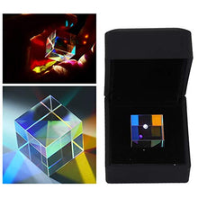Load image into Gallery viewer, Six-Sided Optical Glass Prism, Bright Light Combine Cube Triangular Prism, Prism, 23 * 23 * 23mm for Teaching Research
