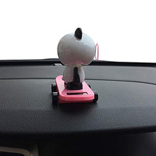 Load image into Gallery viewer, ruiycltd Surprise Cute Solar Powered Car Dashboard Home Desk Decor Dancing Panda Swinging Toy Gift Pink
