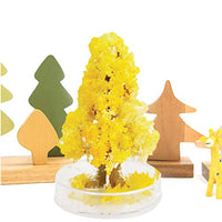 Zincoty Christmas Magic Tree, DIY Magic Growing Tree Paper Tree Magic Growing Tree Toy Boys Girls (8.36cm, Yellow)