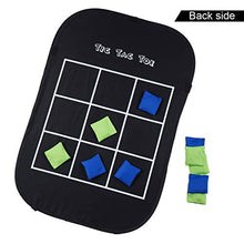 Load image into Gallery viewer, Collapsible Protable Cornhole Boards with 8 Cornhole Bean Bags Set , Tic Tac Toe Game 2 in 1 Board
