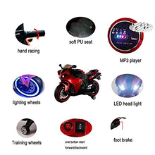 Load image into Gallery viewer, Kid Motorcycle,TAMCO Kids Electric Motorcycle with Training Wheels,Ride On Motorbike, Speed by Hand, Music Function, Max Load 66LB (Red)
