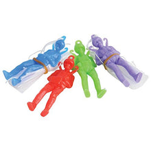 Load image into Gallery viewer, Dozen Assorted Color Toy Paratrooper Parachute Men - 2.25&quot;
