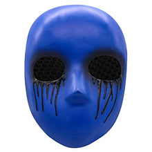 Load image into Gallery viewer, Eyeless Jack Mask Cosplay Jack Nichols Murderer Creepypasta Scary Killer Halloween Prop Resin Dark Blue
