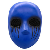 Eyeless Jack Mask Cosplay Jack Nichols Murderer Creepypasta Scary Killer Halloween Prop Resin Dark Blue