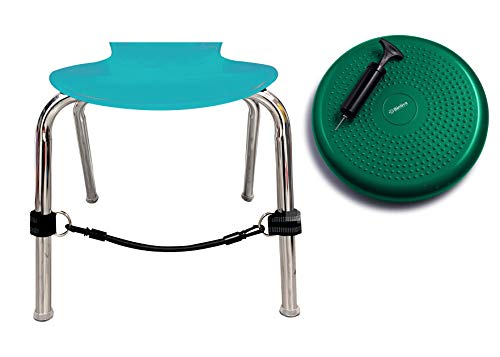 Fidget Kit - Balance Wiggle Cushion, and Fidget Kicker Chair Band, for Children with ADD ADHD and Sensory Seekers