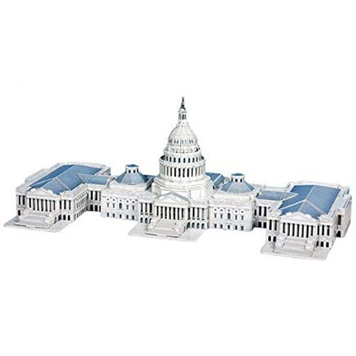 Liberty Imports 3D Puzzle DIY Model Set - Worlds Greatest Architecture Jigsaw Puzzles Building Kit (US Capitol Hill)