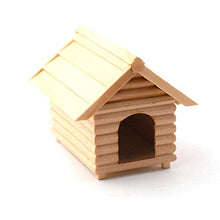 Load image into Gallery viewer, Melody Jane Dollhouse Large Pine Dog Kennel Miniature Pet Garden Accessory 1:12 Scale
