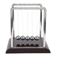Newton's Cradle Balance Steel Balls Physics Psychology Puzzle Educational Tools Home Office Desk Table Ornament Gift (L)
