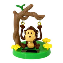 Load image into Gallery viewer, Solar Powered Dancing Animal, Solar Swing Monkey Swinging Animated Bobble Dancer Toy Car Decor Kids Toys Gift for Office Car Supplies Decoration
