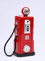 Cosmos Gifts Fine Ceramic Red Old Fashioned Gas Pump Money Piggy Bank, 6-1/4