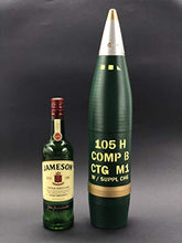 Load image into Gallery viewer, 105H COMP B Artillery Shell Life Size Replica Whiskey Piggy Bank Canadian 105MM
