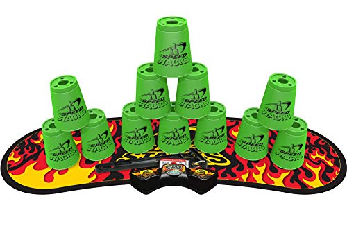 Speed Stacks Competitor - Green & Black Flame