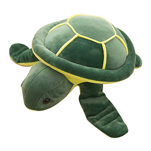 Soft Plush Sea Turtle Cute Stuffed Animal Gift for Boys Girls 13.7 Inch (Green)