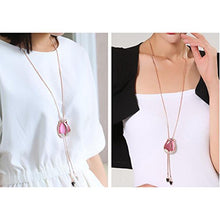 Load image into Gallery viewer, Goddness Bar Fashion Clothes Accessory Sweater Pendants Rose Long Sweater Chain Pendant Necklace
